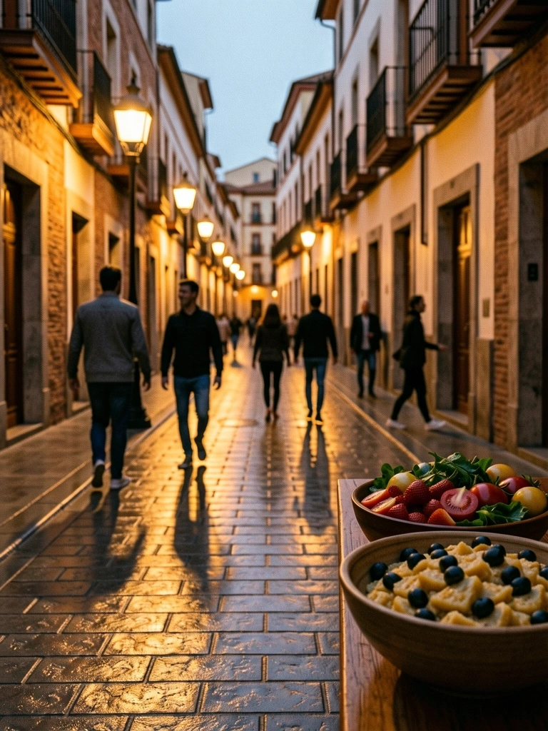 The evening paseo